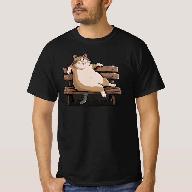 Camiseta Bench Sitter Cat (Frente)