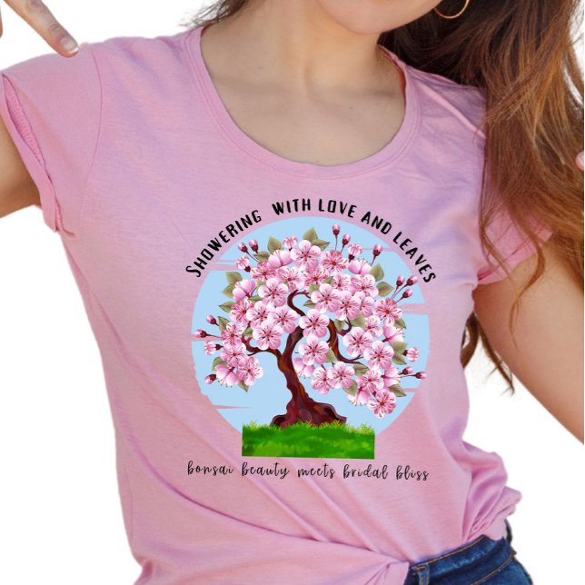 Camiseta Bendções Nupciais para a Rainha Bonsai da Despedid (Criador carregado)