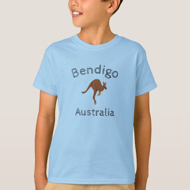 Camiseta Bendigo Austrália Kangaroo 3 (Frente)