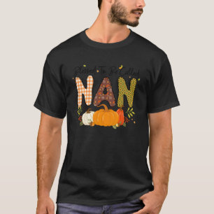 Camiseta Bendita Nan Abóbora Outono Outono Dia de Ação de G