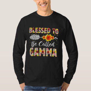 Camiseta Bendita por ser chamada de Gamma Girassol Dia das 