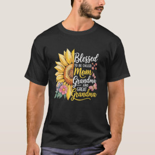 Camiseta Bendita por ser chamada de Mãe Avó Bisavó