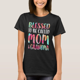 Camiseta Bendita por ser chamada de Mãe e Avó no Dia das Mã