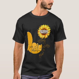 Camiseta Bendita por ser chamada de Mamãe Girassol Mariposa