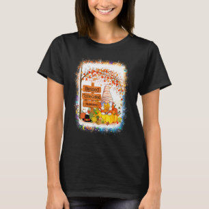 Camiseta Bendita por ser chamada de Momma Gnome Outono Ação