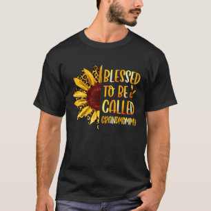 Camiseta Bendita por ser chamada de Vovózinha Girassol Fofo