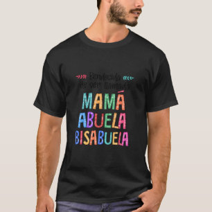 Camiseta Bendita Por Ser Chamada Mãe Avó Bisavó Pré