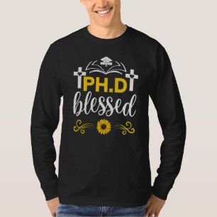 Camiseta Bendito Doutorado De Doutorado Em Doutorado Pelo P