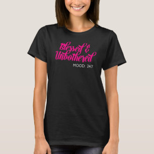Camiseta Bendito e Sem Perturbações Meu Humor Cristão