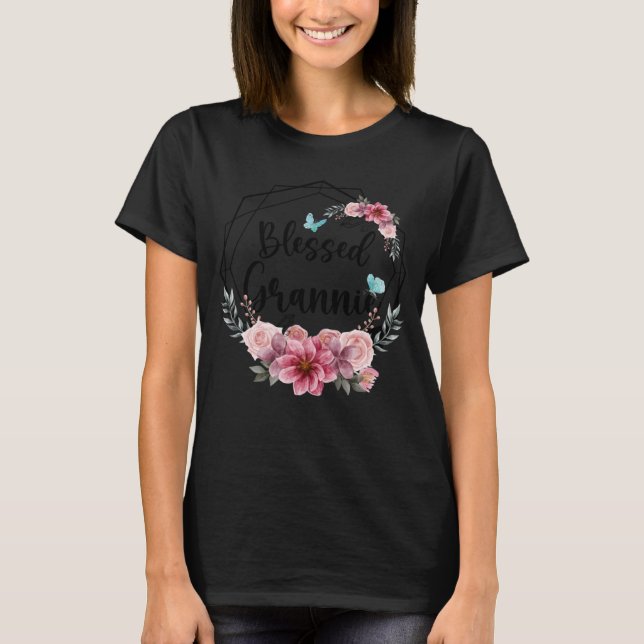 Camiseta Bendito Grannie com a Mãe Floral Dia 2023 (Frente)