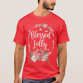 Camiseta Bendito Lolly Funny Floral Presente Para Lolly