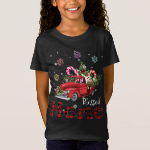 Camiseta Bendito Memo Natal Red Truck Presente Para A Vovó
