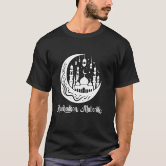 Camiseta Bendito muçulmano feliz Ramadã 2025 Celebração Mos