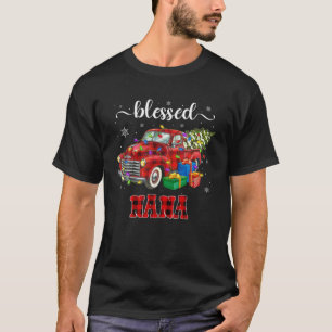 Camiseta Bendito Nana Red Xadrez Truck Family no Natal Paja