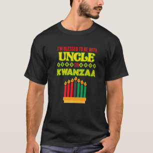 Camiseta Bendito por estar com o tio no mês africano do Kwa