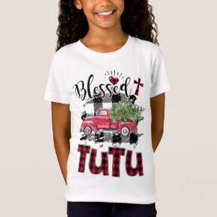 Camiseta Bendito Tutu Red-xadrez Natal