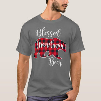 Camiseta Bendito Urso Vermelho Buffalo Vermelho Xadrez Gran