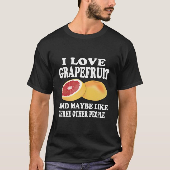 Camiseta Benefícios da Toranja Amor pela Toranja (Frente)