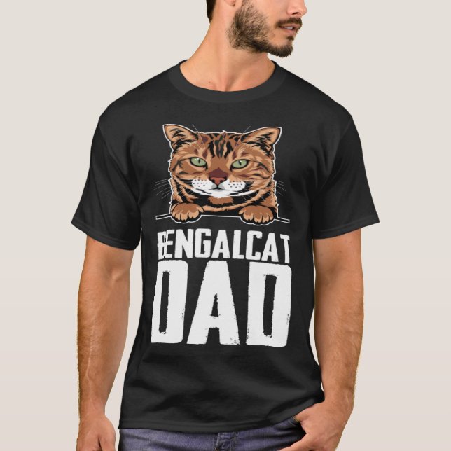 Camiseta Bengal  Bengal cats  Bengal mom  3 (Frente)