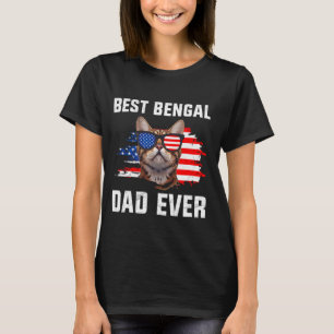 Camiseta Bengal Cat MELHOR PAI BENGAL CAT TODOS OS Bengala