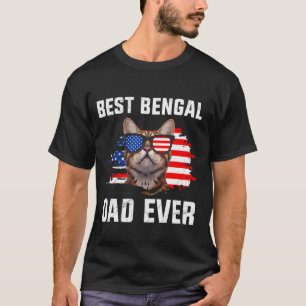 Camiseta Bengal Cat MELHOR PAI BENGAL CAT TODOS OS Bengala