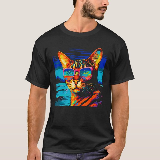 Camiseta Bengal Cat Summer (Frente)