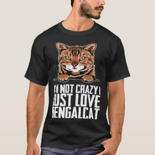 Camiseta Bengal  gatos Bengal  mãe Bengal