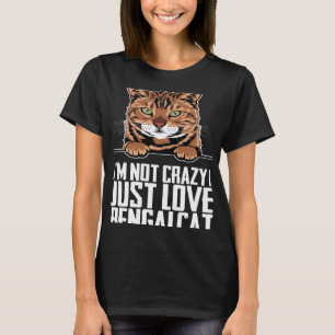 Camiseta Bengal Gatos Bengala Mãe Bengal