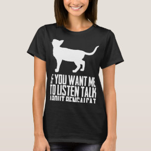 Camiseta Bengal kitten Bengal mãe Bengal pais 1