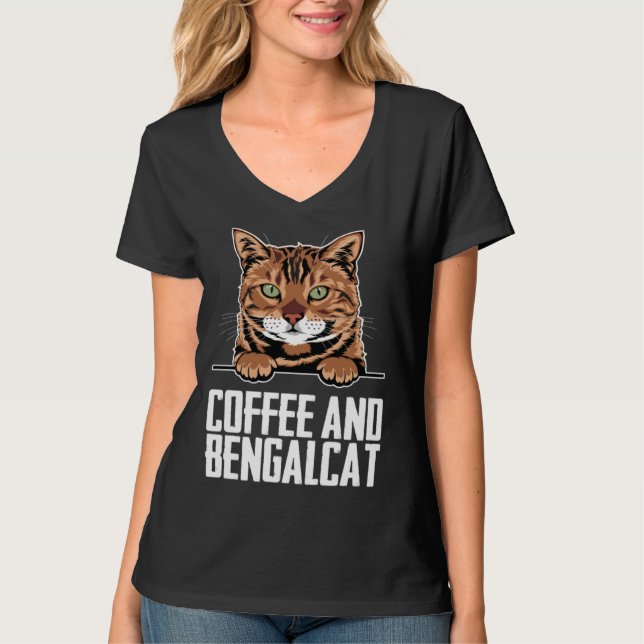 Camiseta Bengal kitten  Bengal mom  Bengal dad  13 (Frente)