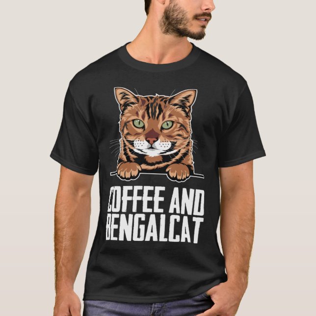 Camiseta Bengal kitten  Bengal mom  Bengal dad  13 (Frente)