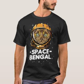 Camiseta Bengal Space Astronaut Cat Person Mum