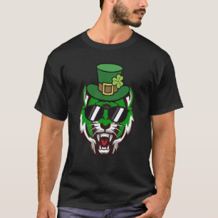Camiseta Bengala aberta Bengala Tiger Óculos escuros Rua