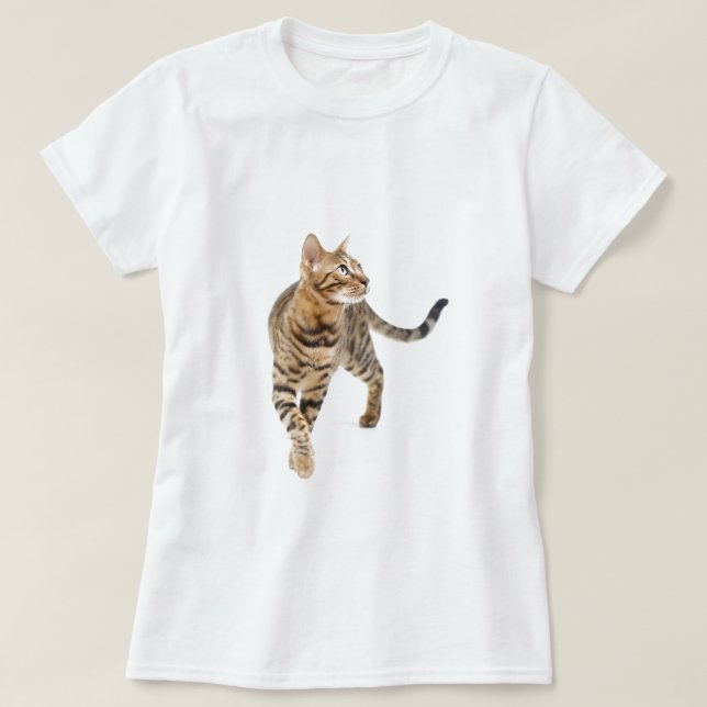 Camiseta Bengala Cat (Frente do Design)