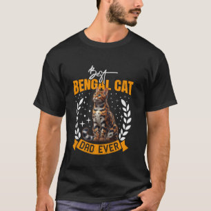 Camiseta Bengala Cat MELHOR PAI BENGAL GATO NUNCA ENGRAÇADO