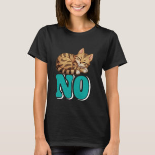 Camiseta Bengala Cats NO Stubborn Bengal Cat Proprietários