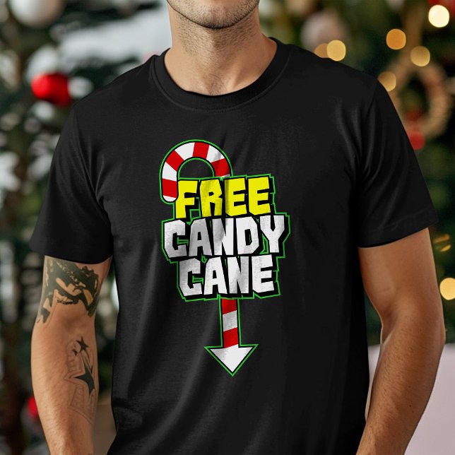 Camiseta Bengala de Natal Divertida de Natal (Criador carregado)