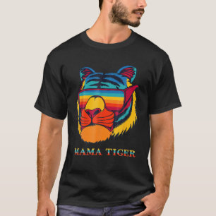 Camiseta Bengala Legal Tigre Óculos escuros Tigre Coloridos