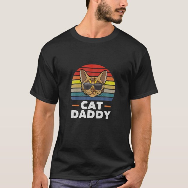Camiseta Bengala Mamãe Gato Engraçado Mãe (Frente)