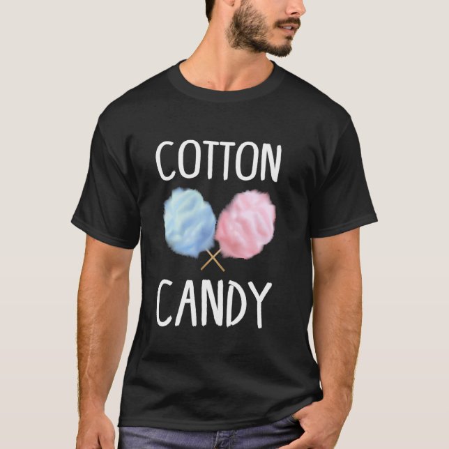 Camiseta Bengalas de Algodão Doce Cones Fios Dente Doce Div (Frente)