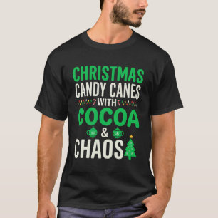 Camiseta Bengalas de Natal Cacau Caos Feriado