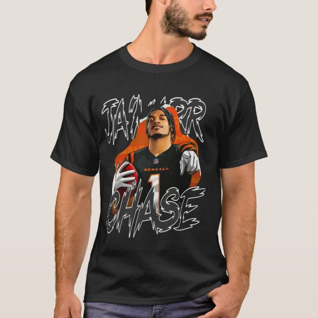 Camiseta Bengals Jam'aar Chase Cincinnati Superbowl (Frente)