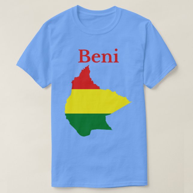 Camiseta Beni Department Bolivia (Frente do Design)