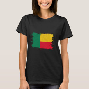 Camiseta Benim Bandeira Vintage Beninense Orgulho Beninense