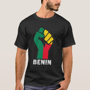 Camiseta Benim Orgulho Beninense Bandeira Beninense Punho B