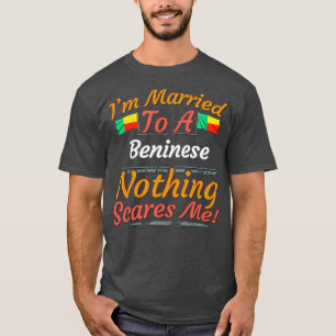 Camiseta Benin Flag Butterfly Gift para Beninese de Benin