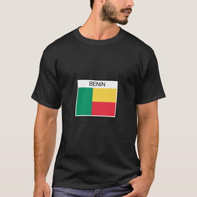 Camiseta Benin Flag - Country Design (Frente)