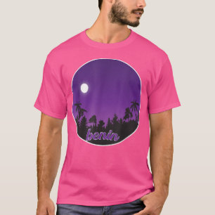 Camiseta benin Por noite com Palms
