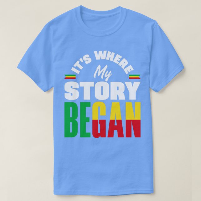 Camiseta Beninese Benin Beninese Flag Quote10 (Frente do Design)