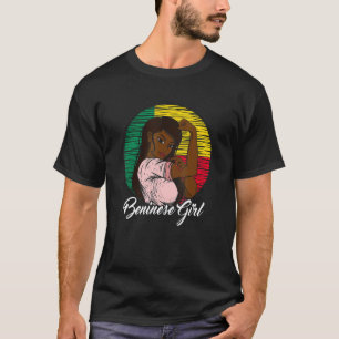Camiseta Beninese Flag Benin Beninese Girl